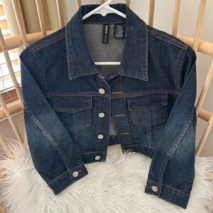 Mix-It small cropped denim jacket
